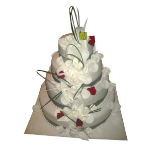 Wedding cake floral