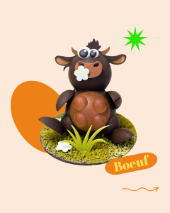 LE BOEUF EN CHOCOLAT NOIR