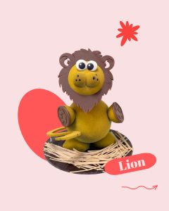 LE LION EN CHOCOLAT NOIR