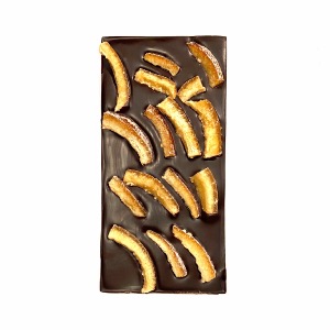 TABLETTE CHOCOLAT NOIR ORANGES CONFITES 57 %