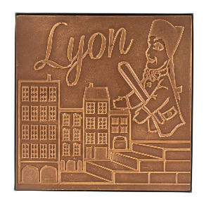TABLETTE VUE DE LYON LAIT GUIGNOL