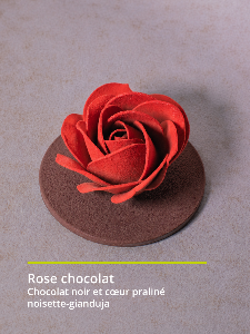Rose chocolat