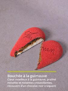Bouchée à la guimauve praliné