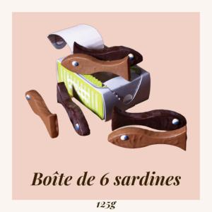 COFFRET 6 SARDINES LAIT ET NOIR