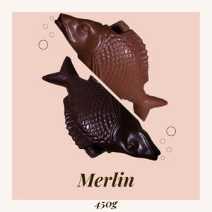 MERLIN LE POISSON OUVERT NOIR 