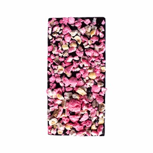 TABLETTE CHOCOLAT NOIR PRALINES ROSES 57 %