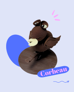 LE CORBEAU EN CHOCOLAT AU LAIT